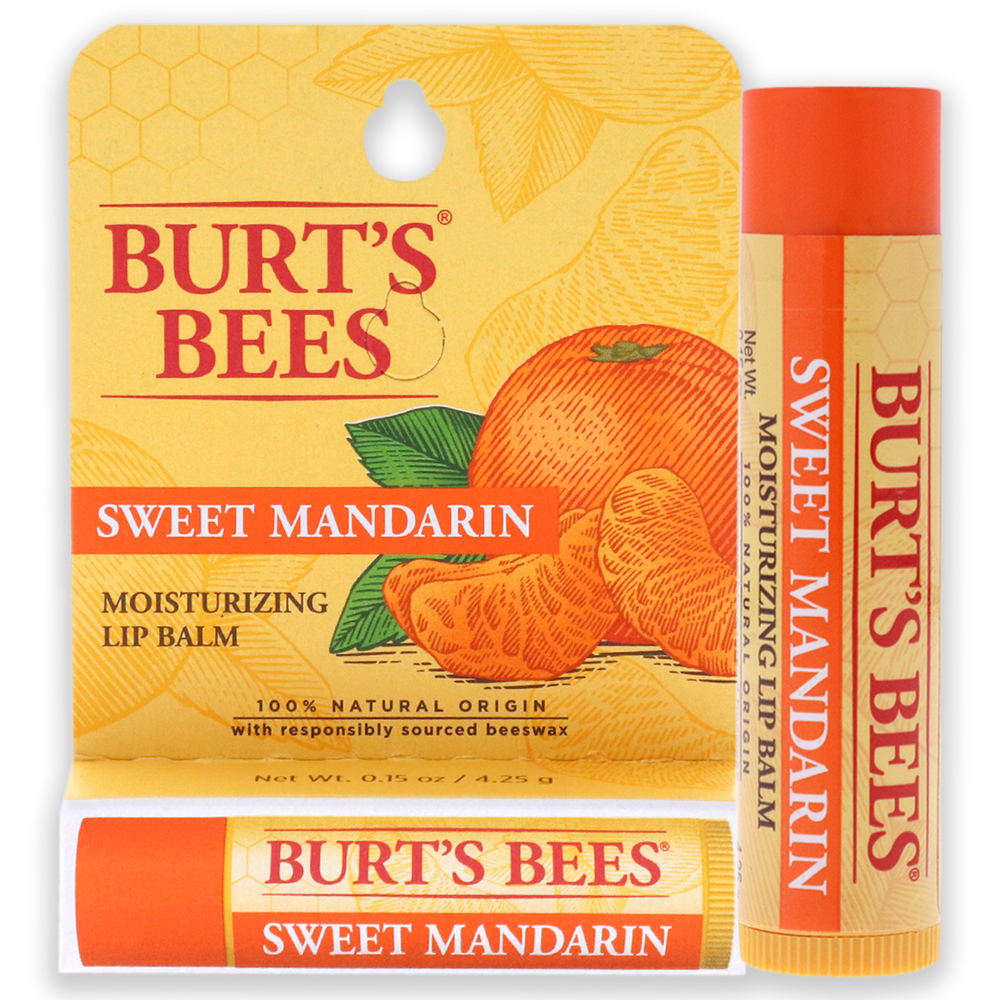 Sweet Mandarin Moisturizing Lip Balm by Burts Bees